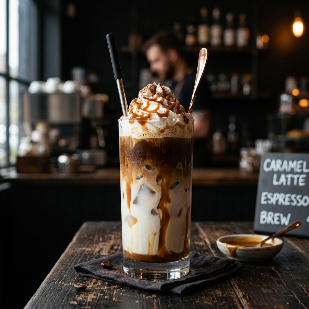 Iced Caramel Latte